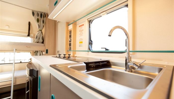 Adria 472PK caravan internal sink