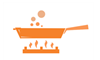 Frypan cooking icon