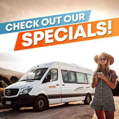 Check out our special deals on camper hire in Australia